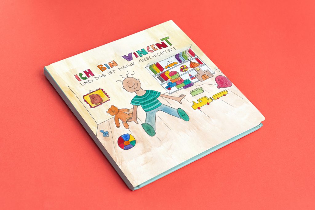 Projekt aus dem Design Portfolio von Pepe Pepe. Kinderbuch Illustrationen und Story Ich bin Vincent