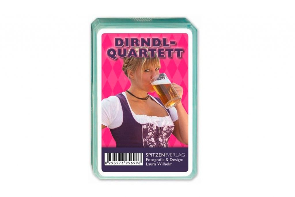 Dirndl-Quartett Kartenspiel